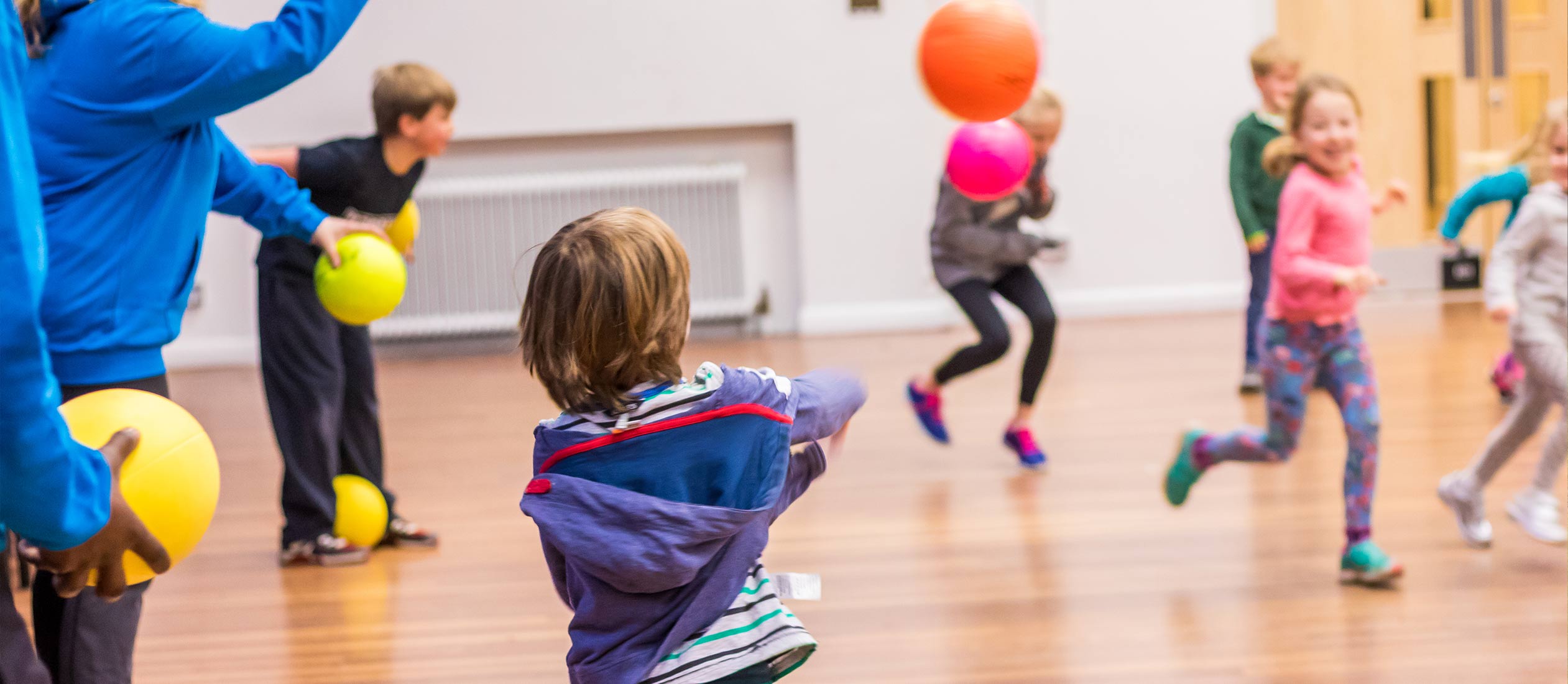 kids playing basketball