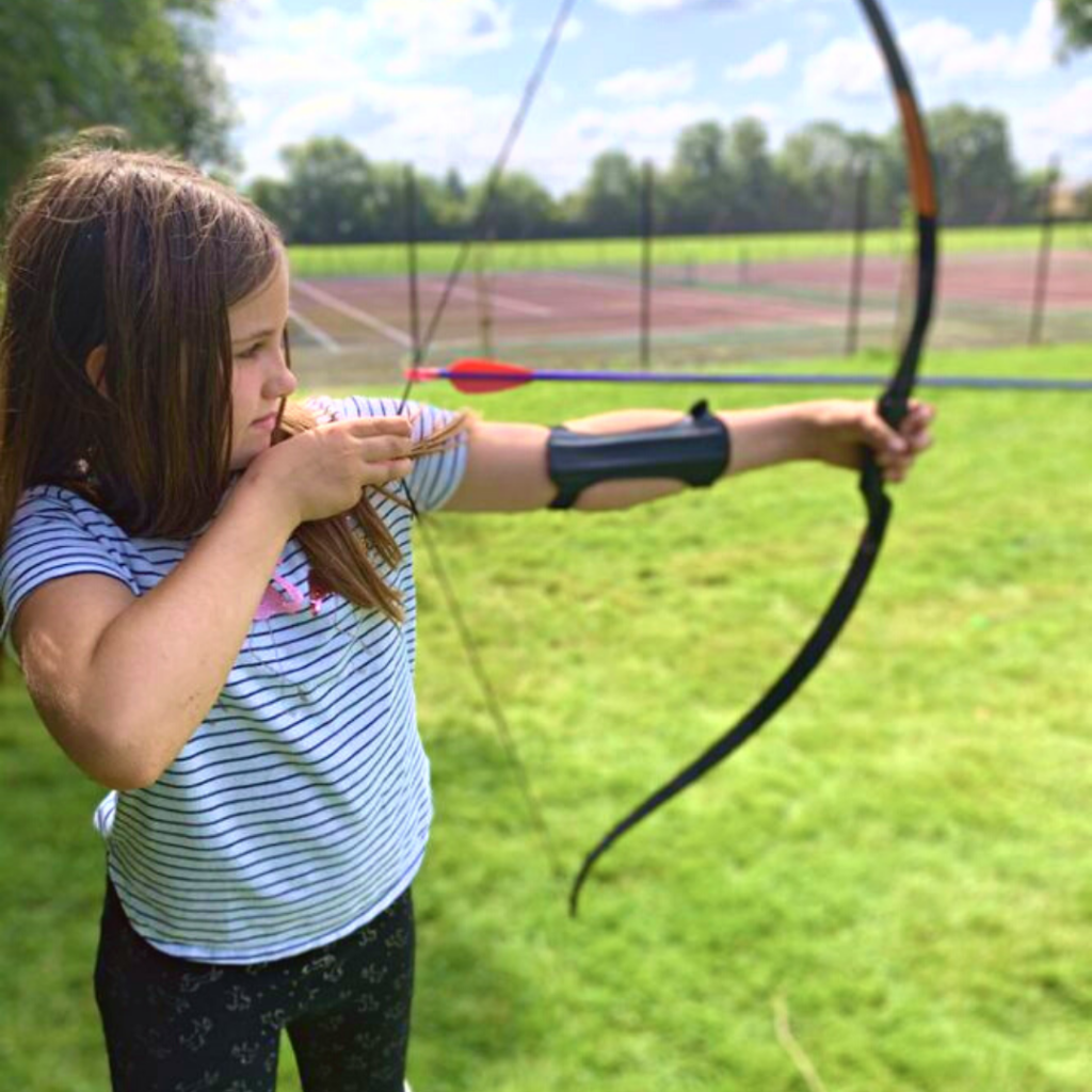 an archery girl