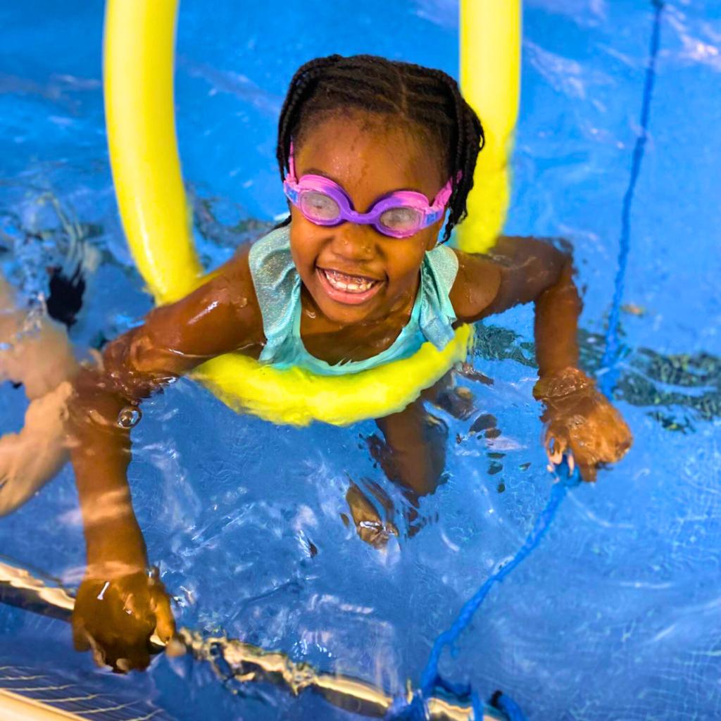 a young swimmer