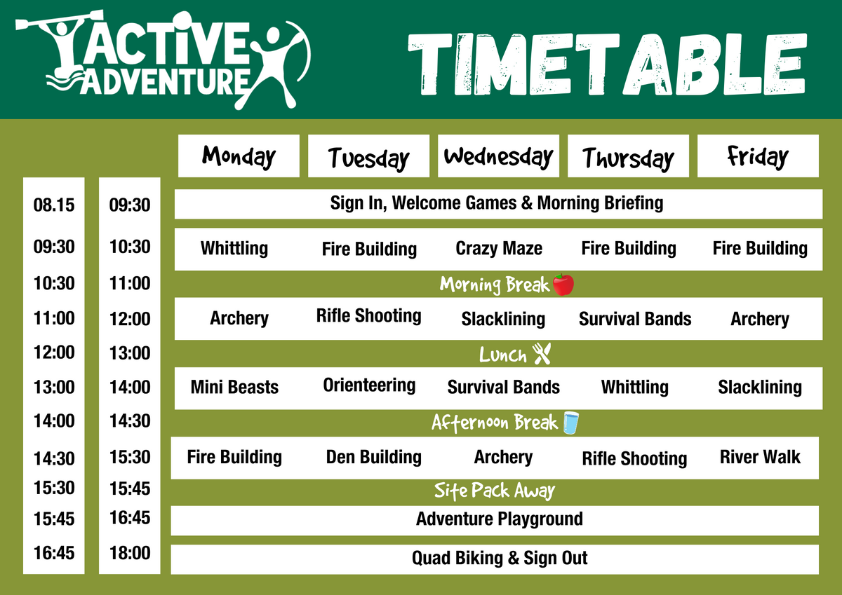 Timetable